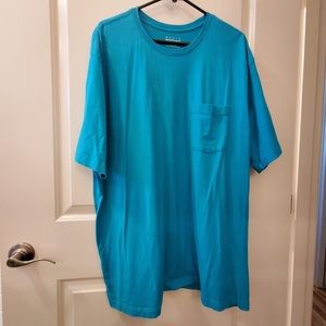 BASIC EDITIONS, Aqua Short Sleeve T-Shirt